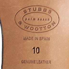 Stubbs & Wootton Brown Patterned Loafers