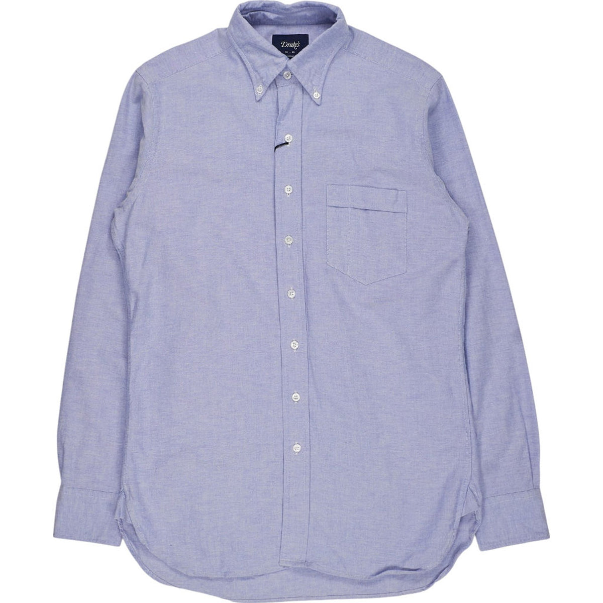 Drake's Blue Button-Down Shirt