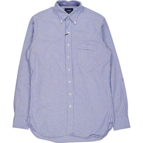 Drake's Blue Button-Down Shirt