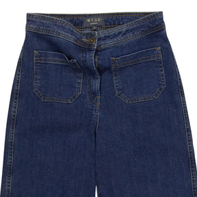WYSE London Blue Wide Leg Jeans