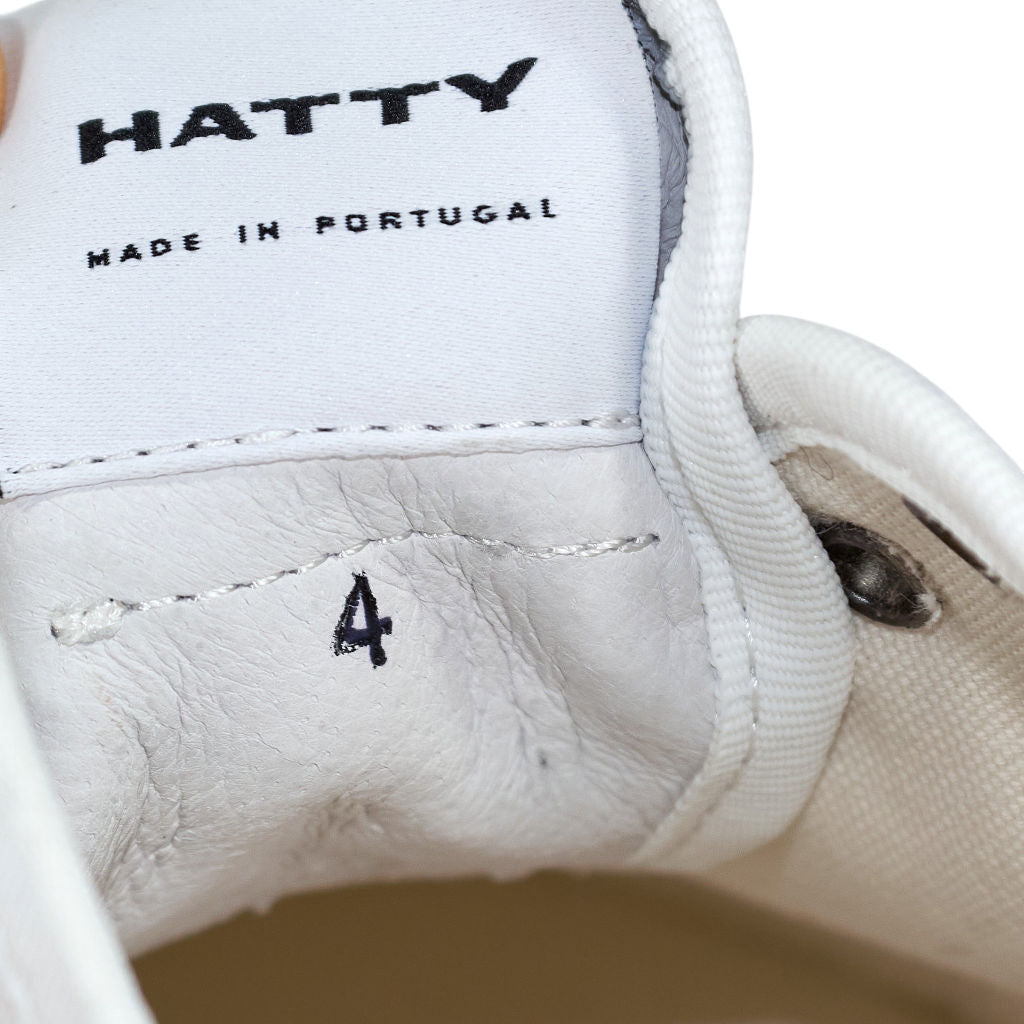 Hatty White Canvas Oxford Sneaker