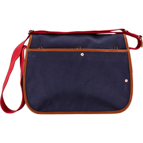 Pedlars Blue Canvas Leather Bag