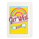 Get Well Soon - letterpress printed greeting card