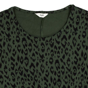 Hush Green Leopard Print Dress