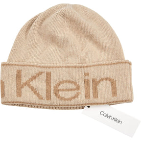 Calvin Klein Cream Eco Reverso Beanie