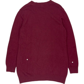 Baukjen Red V-Neck Jumper