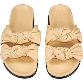 Dear Frances Beige Knotted Sandals
