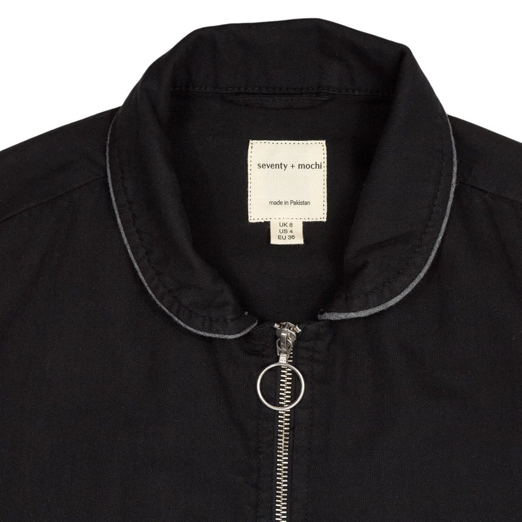 seventy + mochi Black Zip Jumpsuit