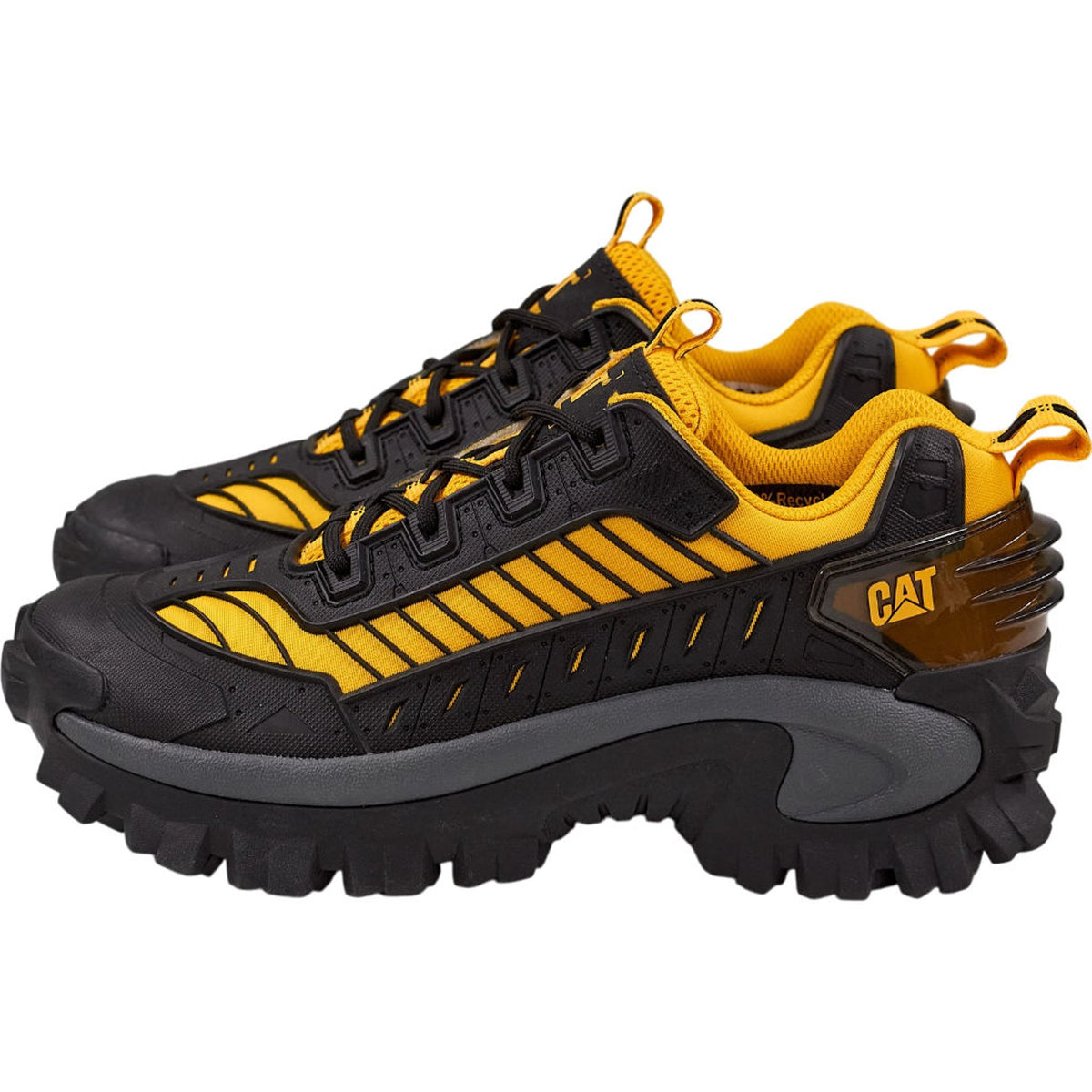 CAT Black Citrus Intruder Mecha Trainers UK 8