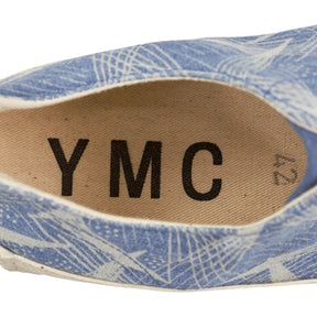 YMC Blue Patterned Trainers