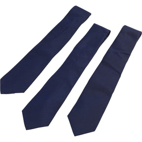 Moss Navy Silk Tie Bundle x 3