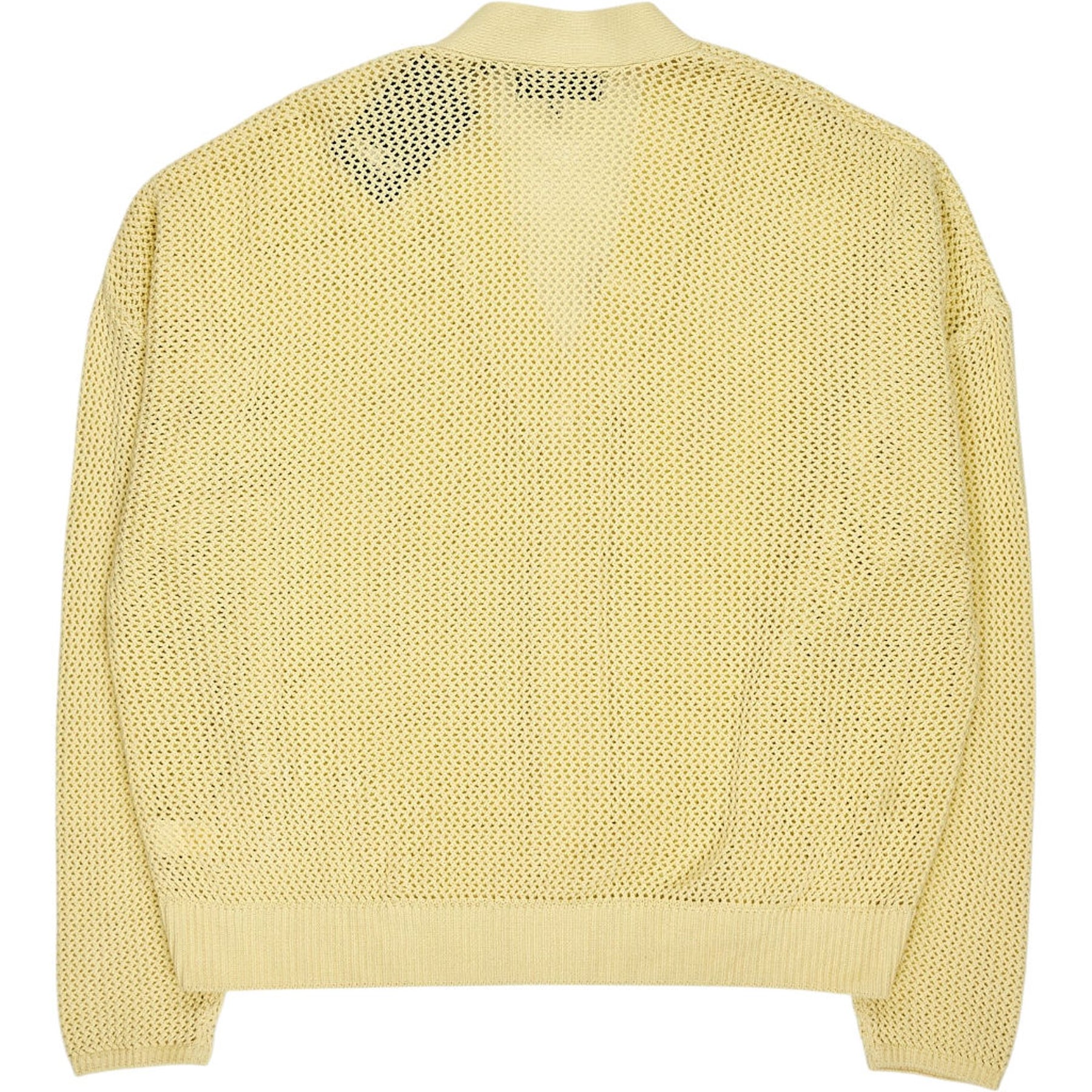 Pull & Bear Yellow Cotton Cardigan