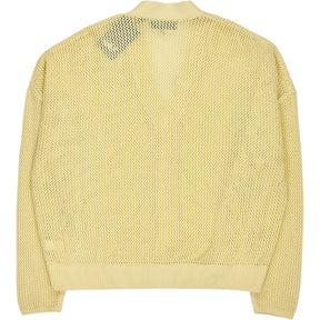 Pull & Bear Yellow Cotton Cardigan