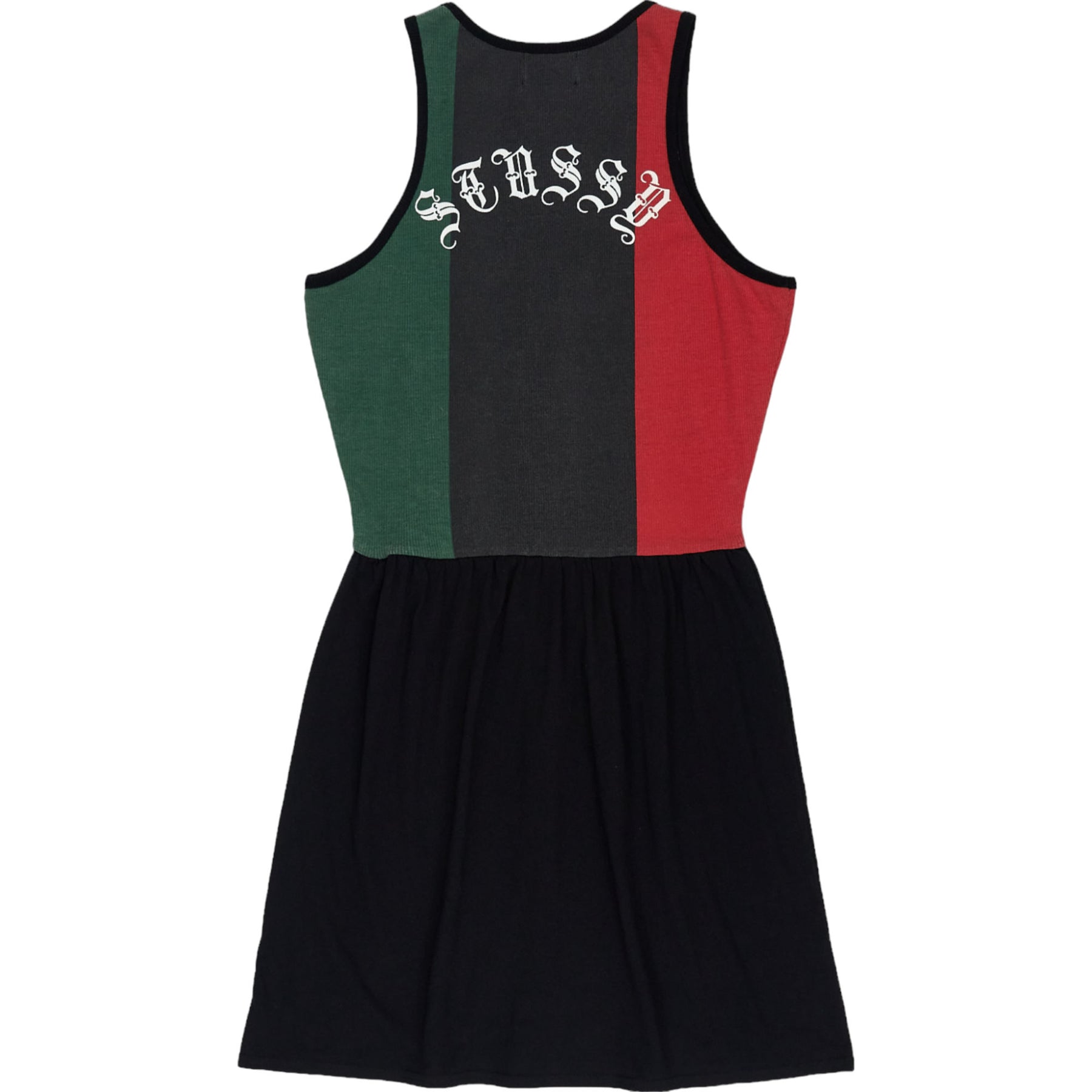 Stussy Black Red Green Dress