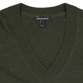 Isabella Oliver Green Wool Blend Jumper