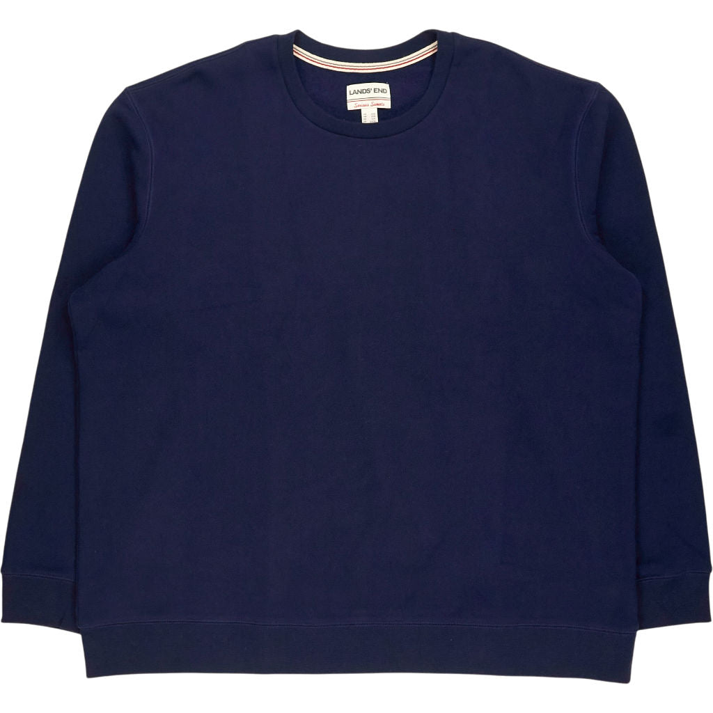 Lands' End Blue Serious Sweats Sweatshirt