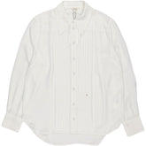 Hush Ecru Tuxedo Sheer Shirt