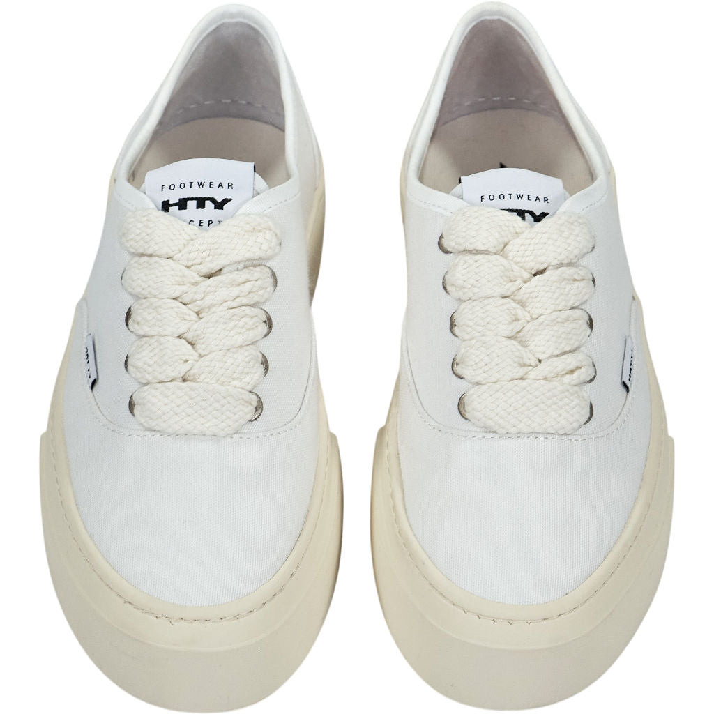 Hatty White Canvas Oxford Sneaker