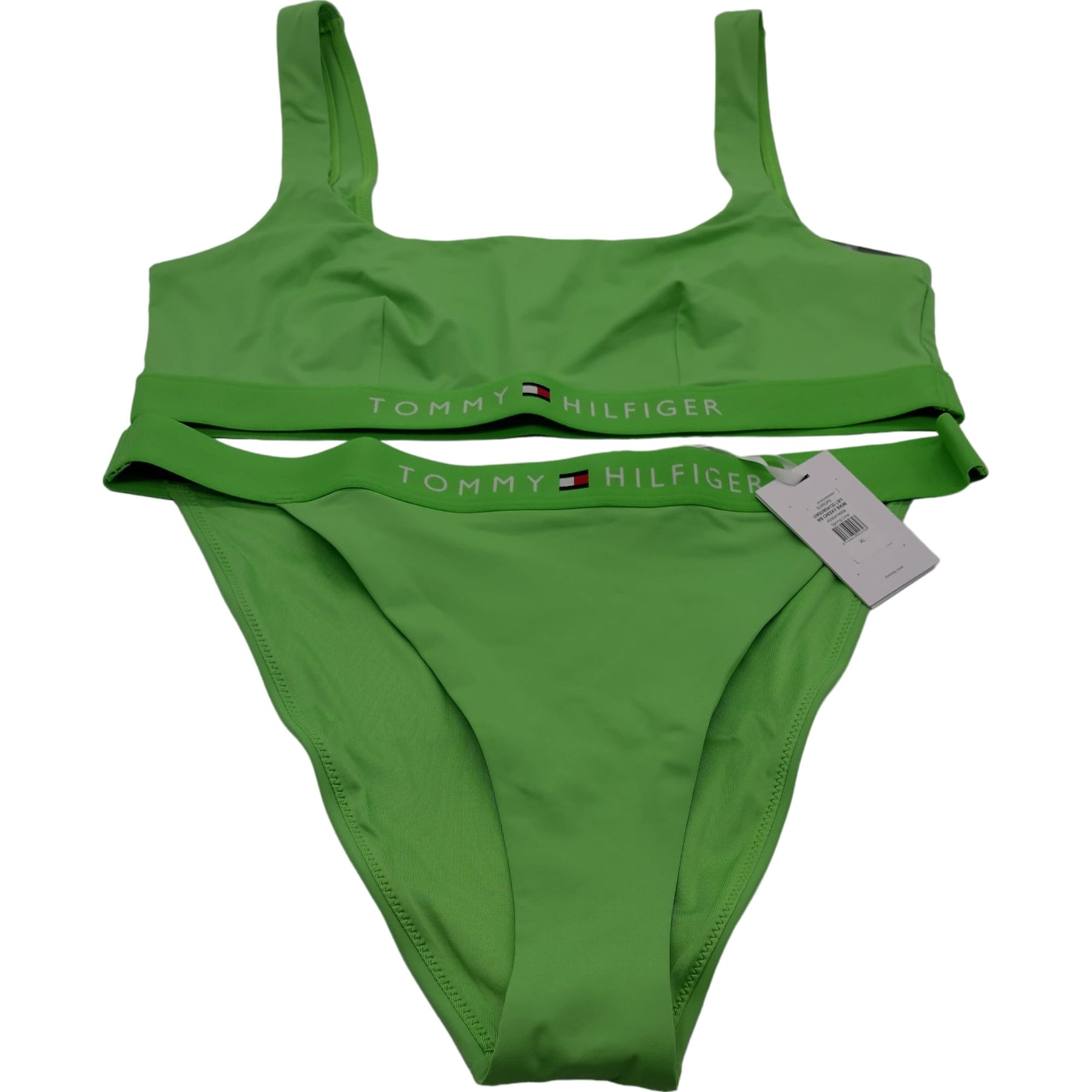 Tommy Hilfiger Green Polyamide Elastane Swimsuit