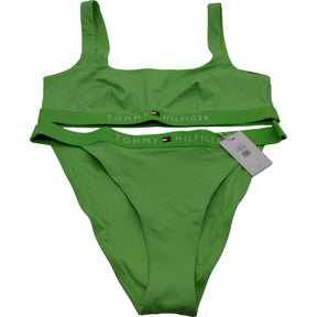 Tommy Hilfiger Green Polyamide Elastane Swimsuit