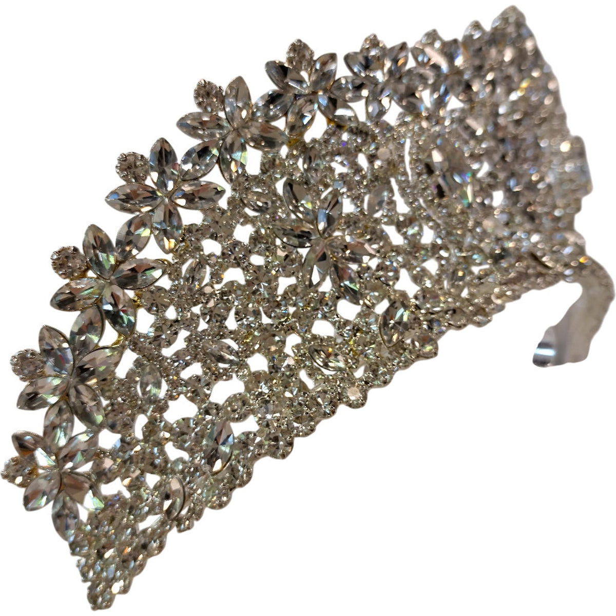 Kipling Silver Crystal Bridal Tiara