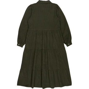Baukjen Khaki Jean Organic Corduroy Midi Dress