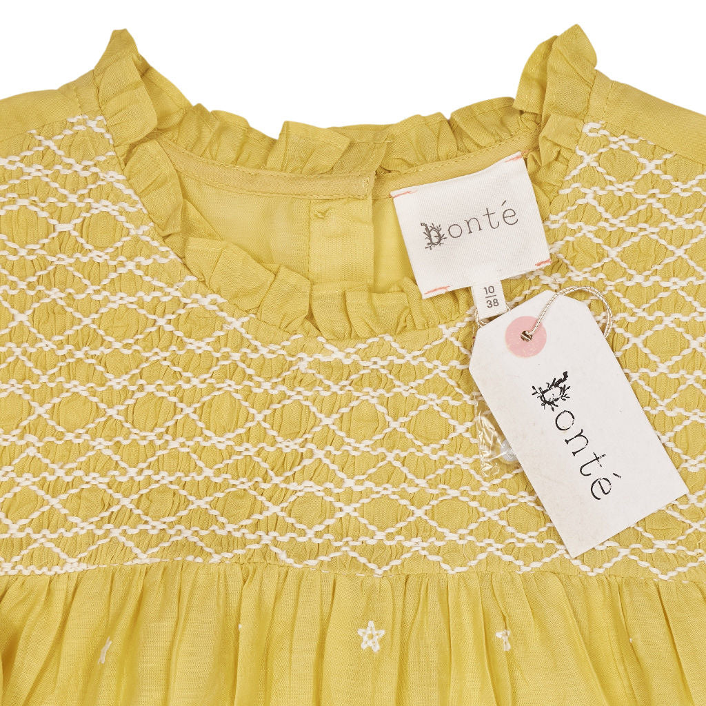 Bonté Lime Marcel Top Embroidered