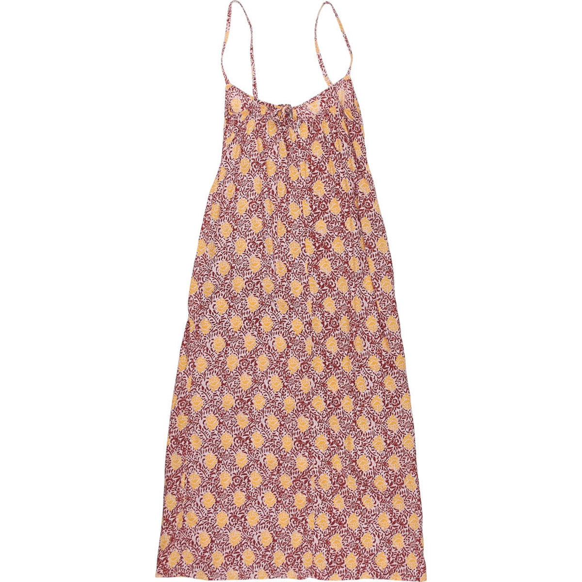 Motel Maroon Bohemian Batik Dress