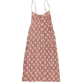 Motel Maroon Bohemian Batik Dress