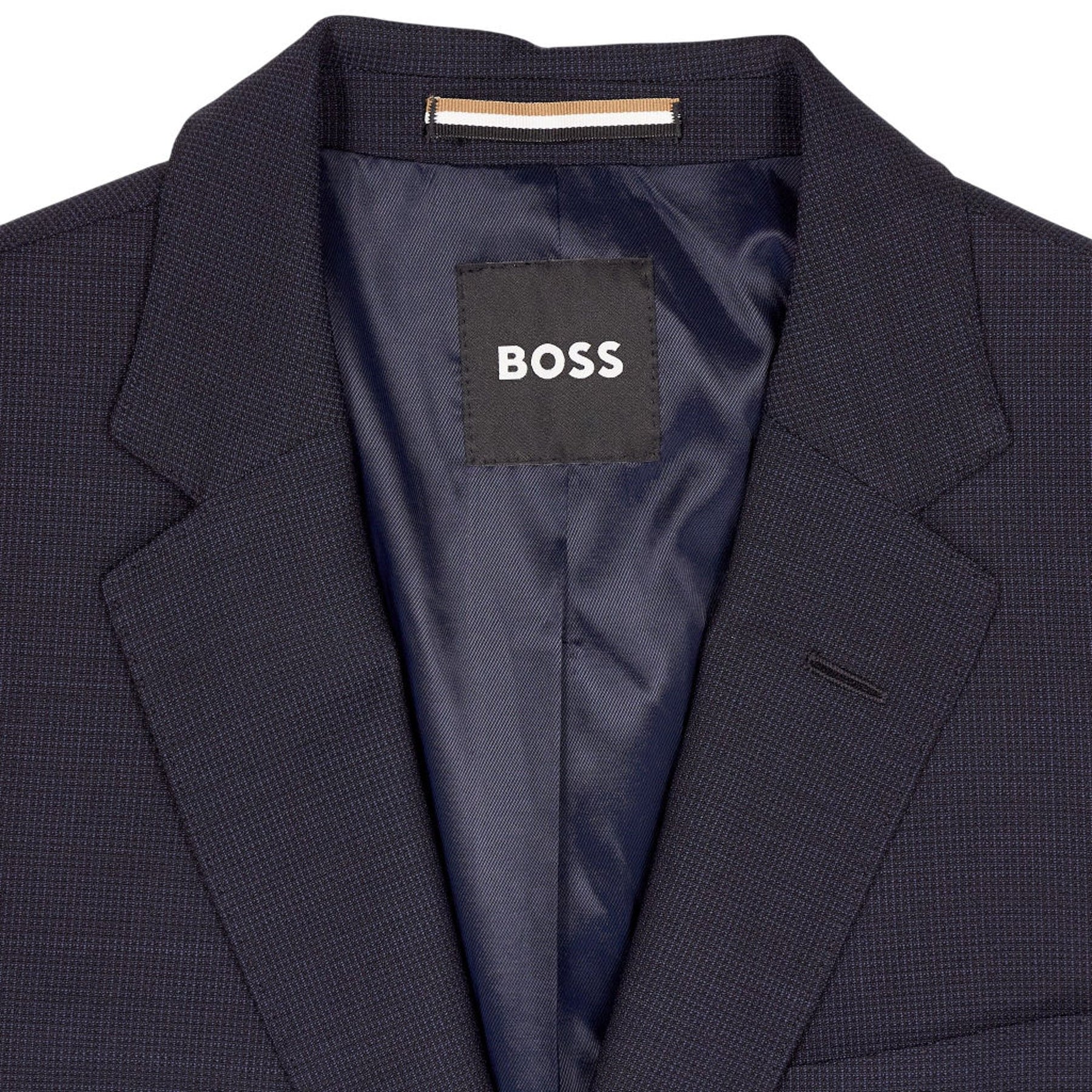 Boss Navy Slim Fit Blazer