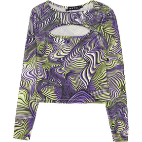 Motel Multi Coloured Long Sleeve Top
