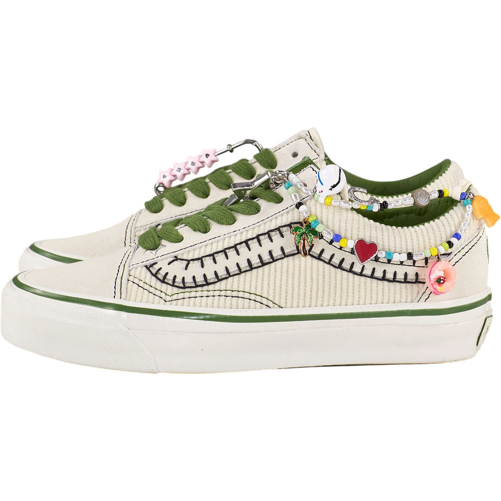 Vans Cream LX Old Skool Charms Trainers