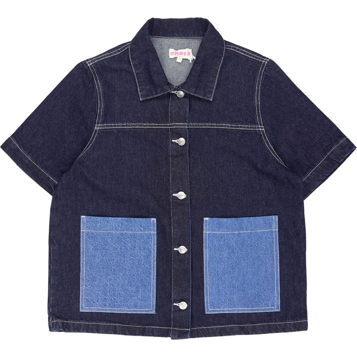 OMNES Dark Wash Denim Shirt