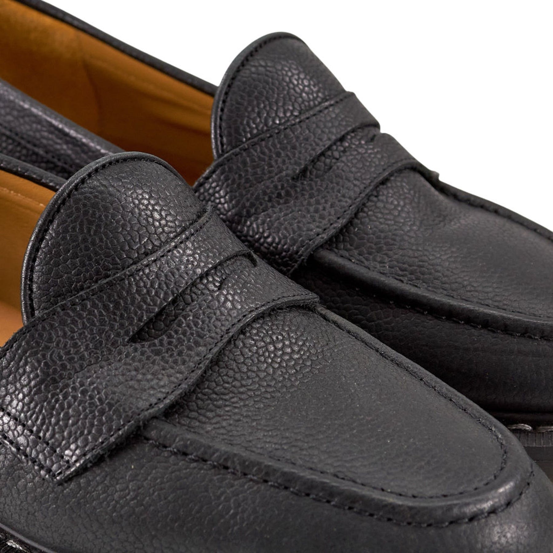 Oliver Spencer Solovair Black Leather Loafers
