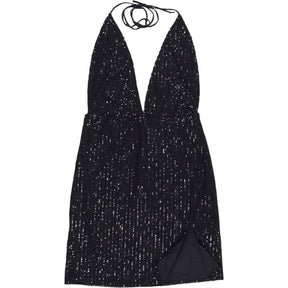 motel black sequin dress Urban X Motel Romini Mini Dress in Black Mini Sequin