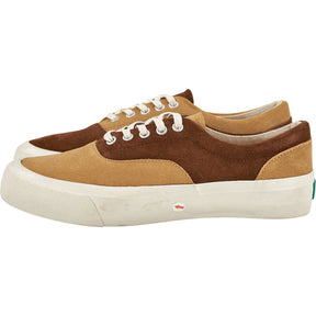 YMC Brown Beige Suede Trainers UK3