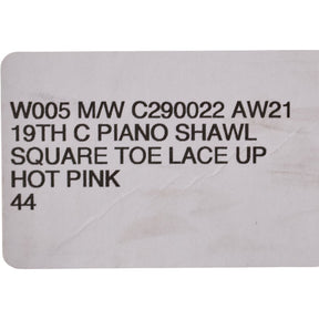 By Walid Hot Pink Lace Up Trainers