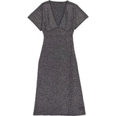 WYSE Black Metallic Caley Sparkle Dress