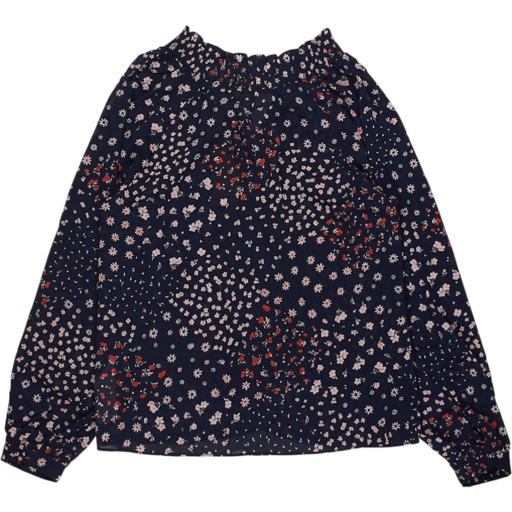 Hush Navy Floral Kathleen Blouse