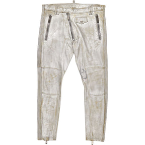 DSQUARED2 Metallic Leather Trousers