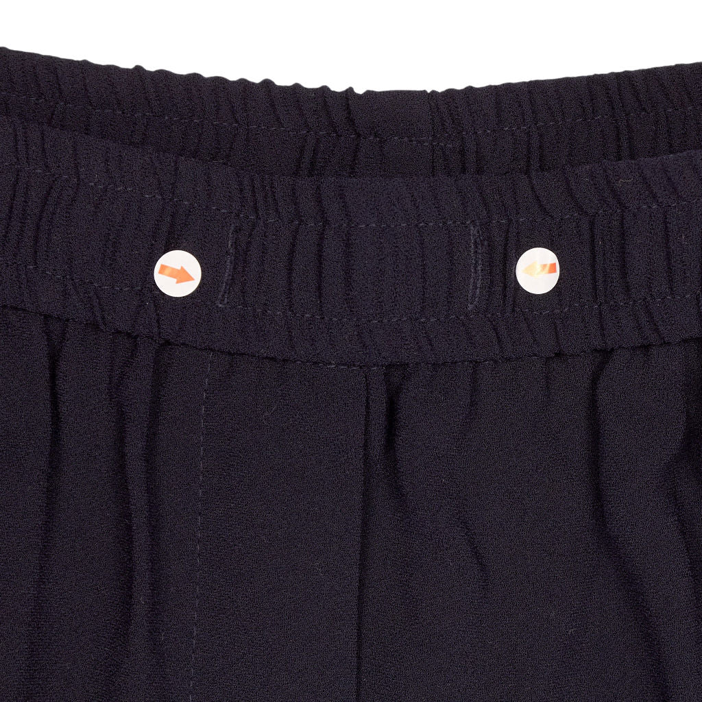 Hush Navy Crepe Jogger Trousers