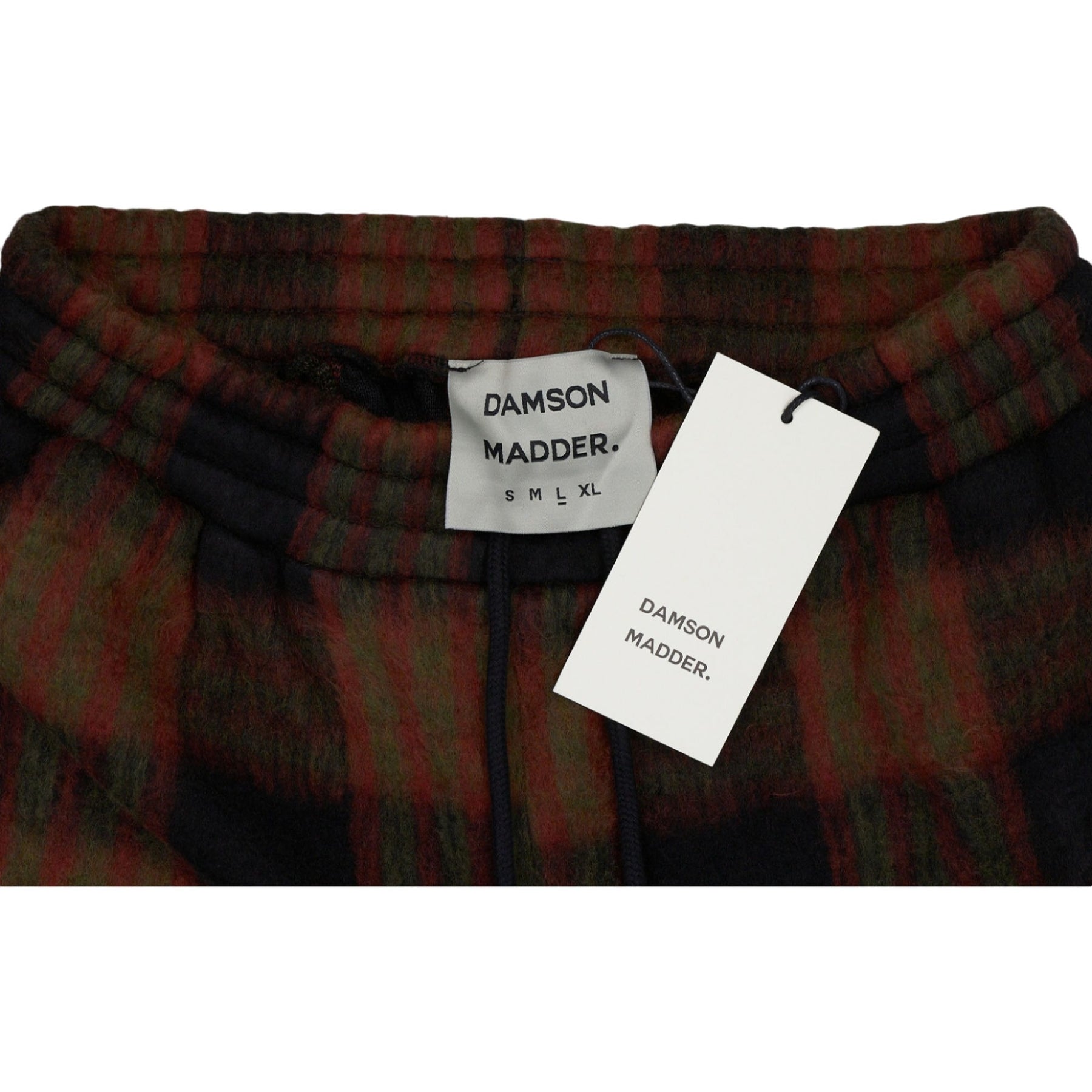 Damson Madder Check Joggers