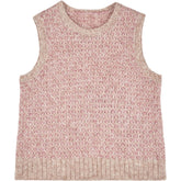 Pink Textured Knit Vest No size label - S