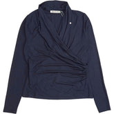 Baukjen Navy Gylda Wrap Top