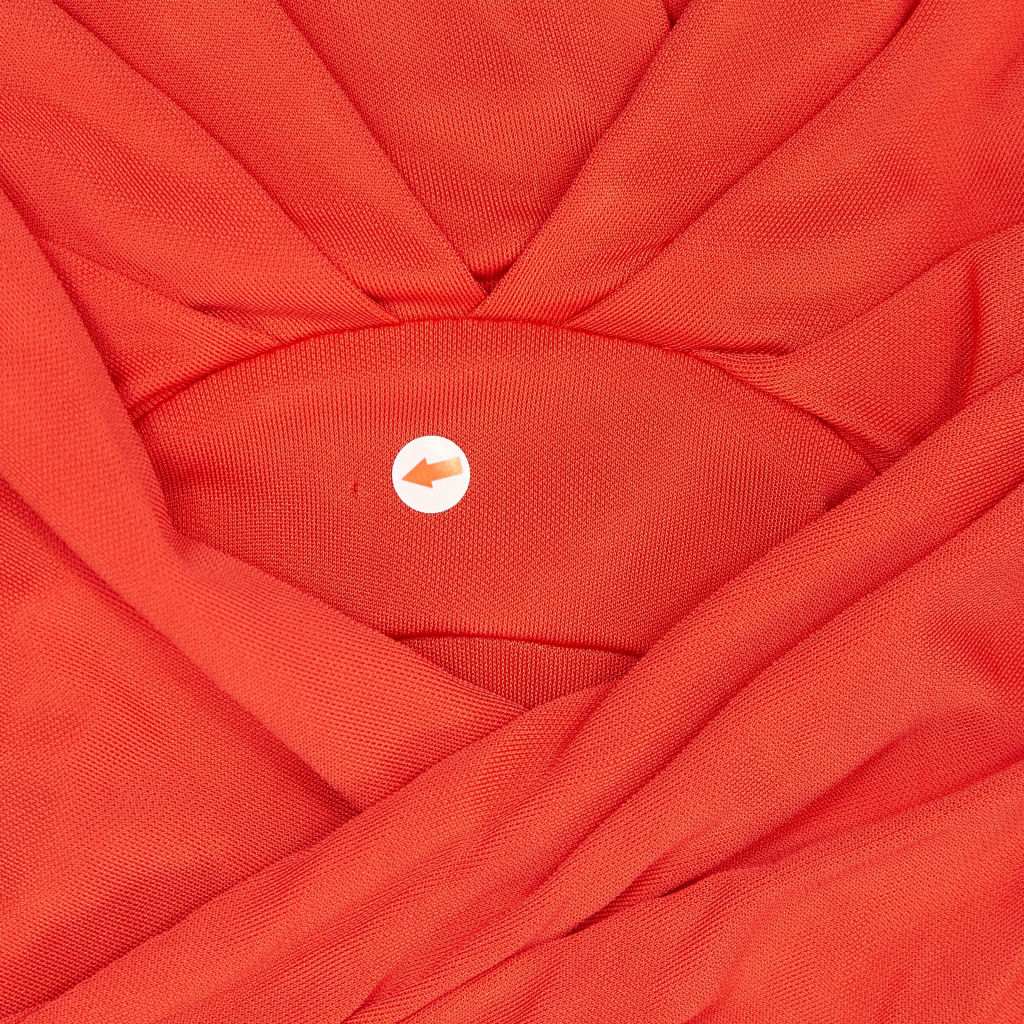Issa Red Wrap Long Sleeve Dress