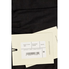 Studio Nicholson Black Selvedge Denim Pants