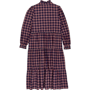 Baukjen Red Check Cara Organic Dress