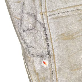 DSQUARED2 Metallic Leather Trousers