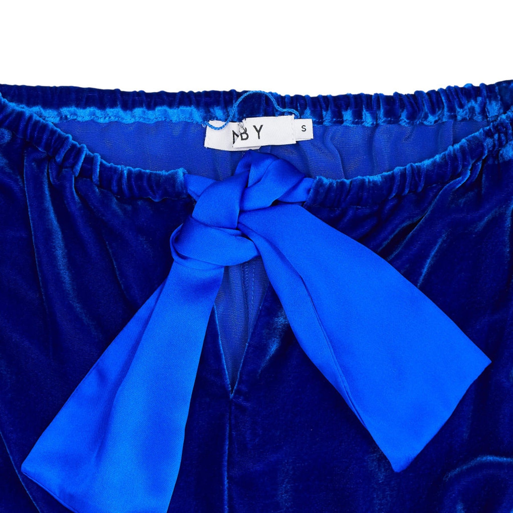 NRBY Blue Velvet Jumpsuit