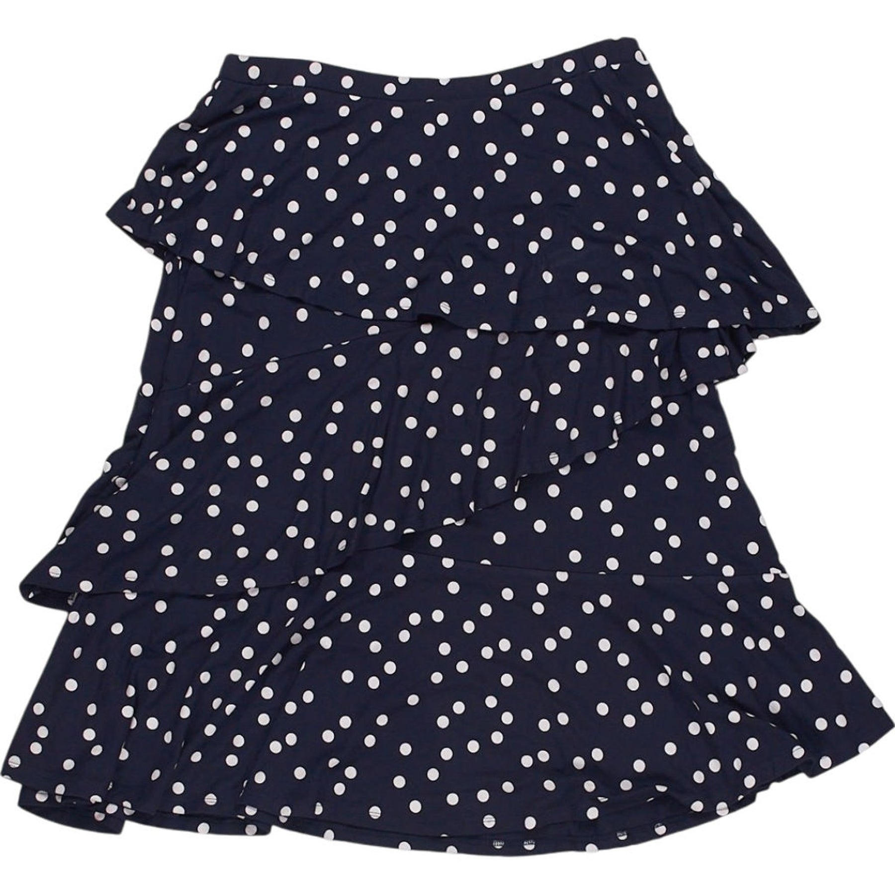 Baukjen Navy Polka Dot Skirt